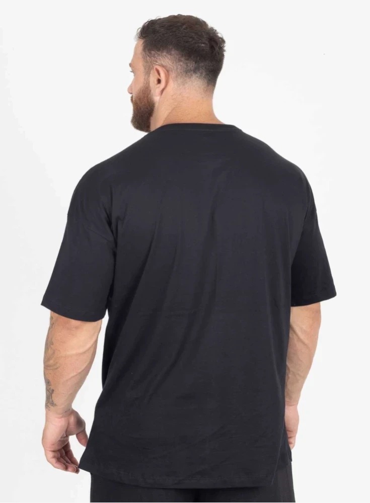 Camiseta Over Preta Shock Crown Training (M)