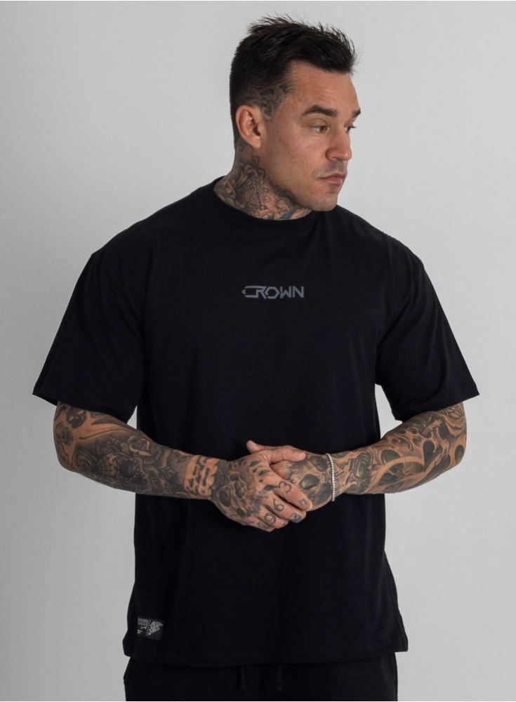 Camiseta Oversized HardLine Preta (G)