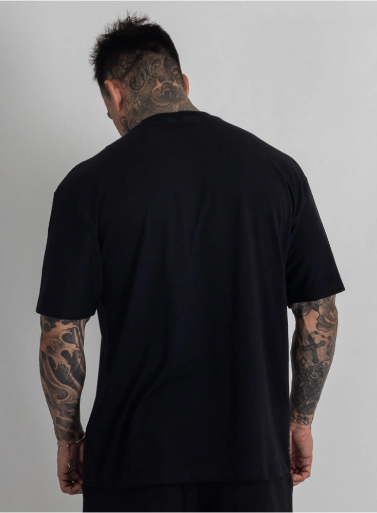 Camiseta Oversized HardLine Preta (G)