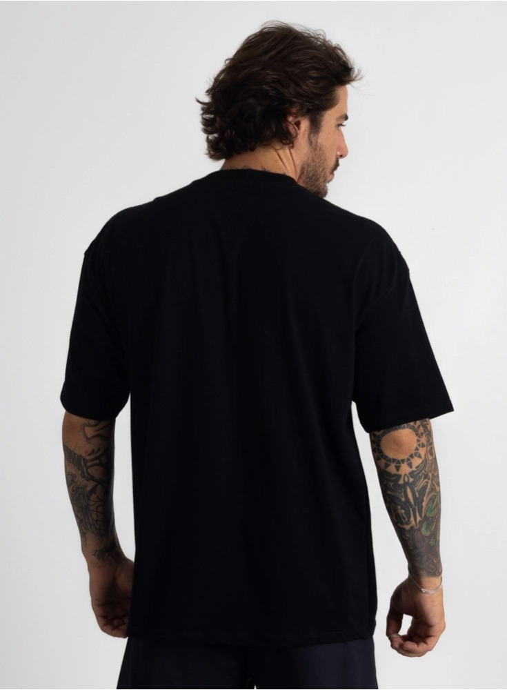 Camiseta Oversized Preta OldStyle-M