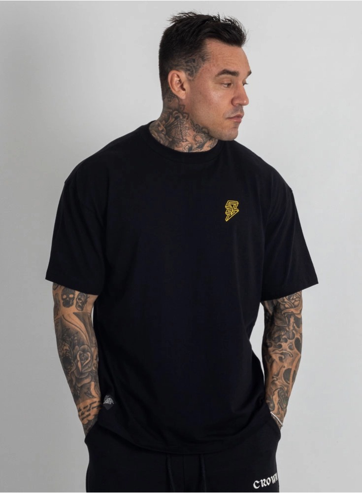 Camiseta Oversized Warlift Sparta Preta-P