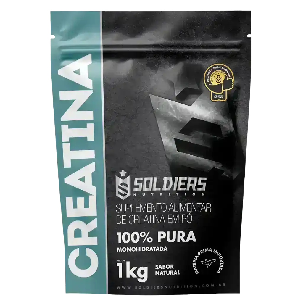 Creatina Monohidratada 100% Pura Importada – Soldiers Nutrition
