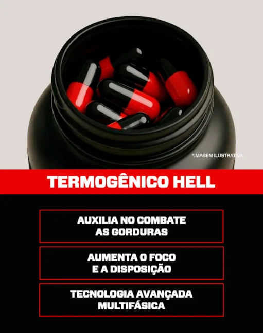 TERMOGÊNICO HELL – 60 Cápsulas