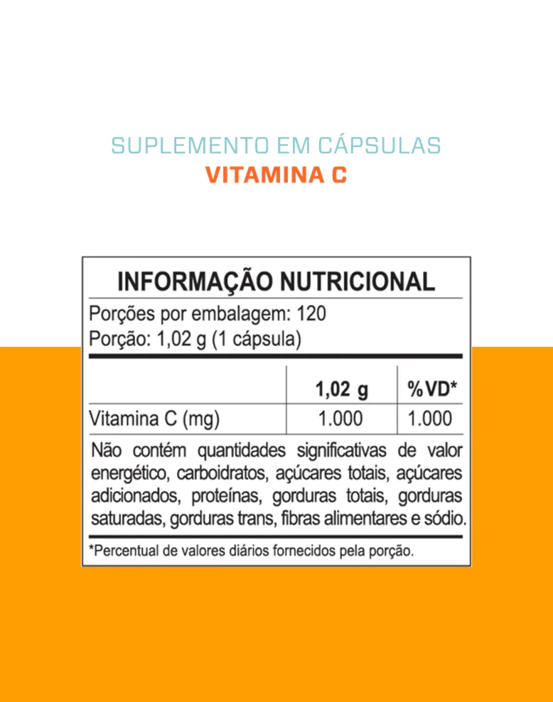 VITAMINA-C | 1.000mg | 120 cápsulas