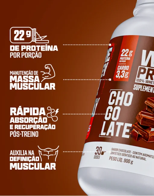 Whey Protein Concentrado 100% – 3VS Nutrition