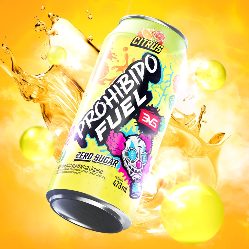 PRÉ-TREINO Drink | Prohibido Fuel CITRUS (473ml)