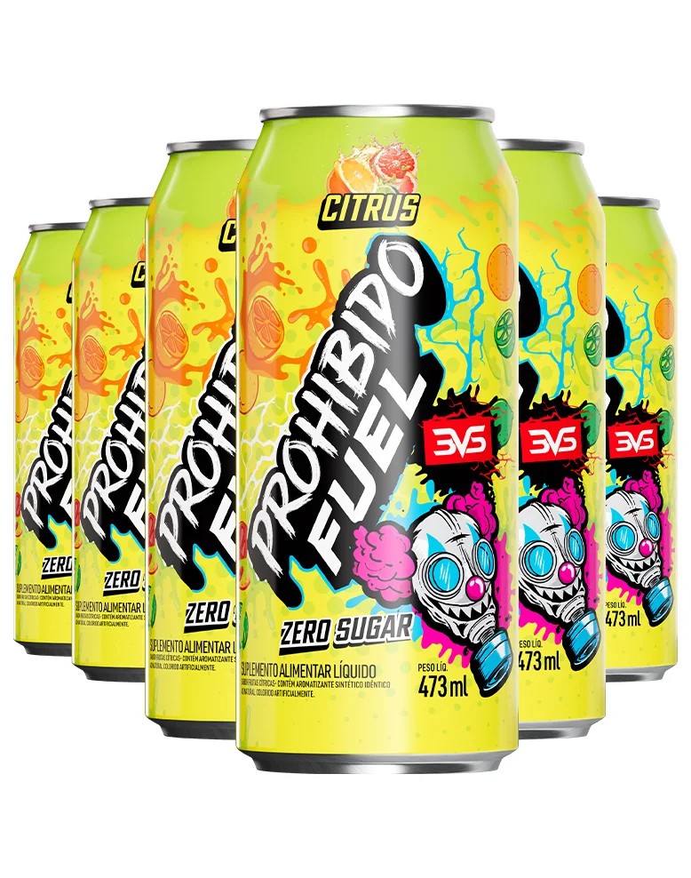 PRÉ-TREINO Drink | Prohibido Fuel CITRUS (473ml)