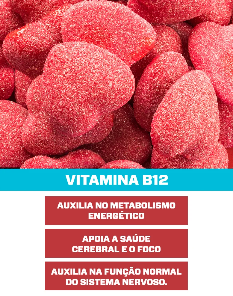VITAMINA B12 – 30 GOMAS