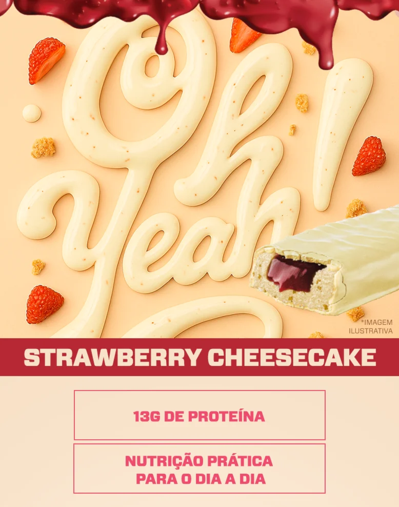 BARRA DE PROTEÍNA – OH YEAH PROTEIN BAR 45G (Unidade)
