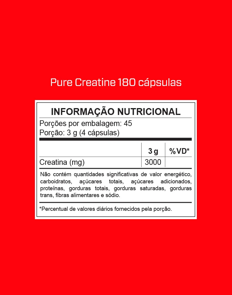 Creatina 3VS – 180 Cápsulas