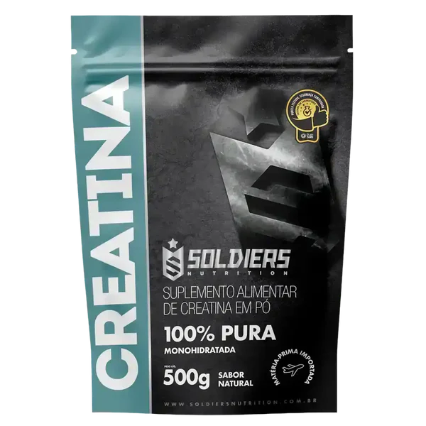 Creatina Monohidratada 100% Pura Importada – Soldiers Nutrition