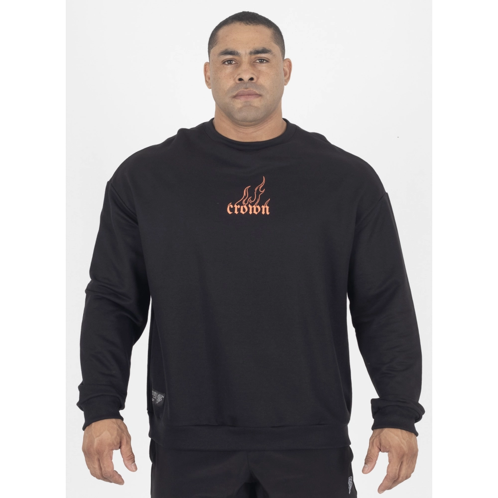 Moletom Oversized Crown Training Fire (G)