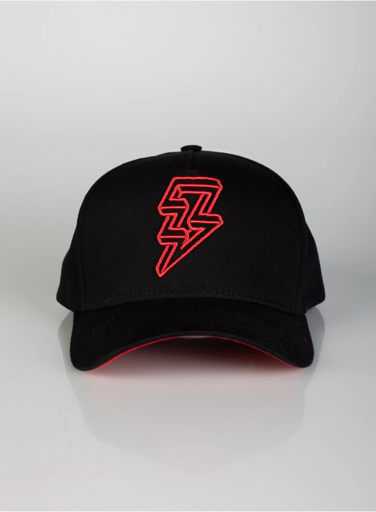 Boné Crown Training Preto e Vermelho