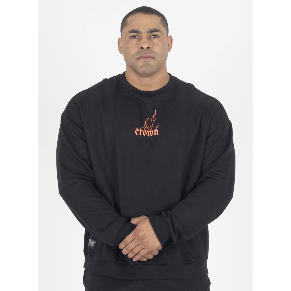 Moletom Oversized Crown Training Fire (G)