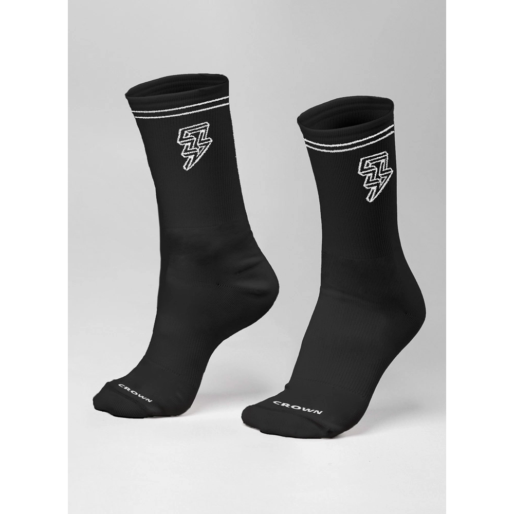 Meia Cano Alto Crown Training Branca (Tam. Único)