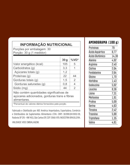 Whey Protein Concentrado 100% – 3VS Nutrition