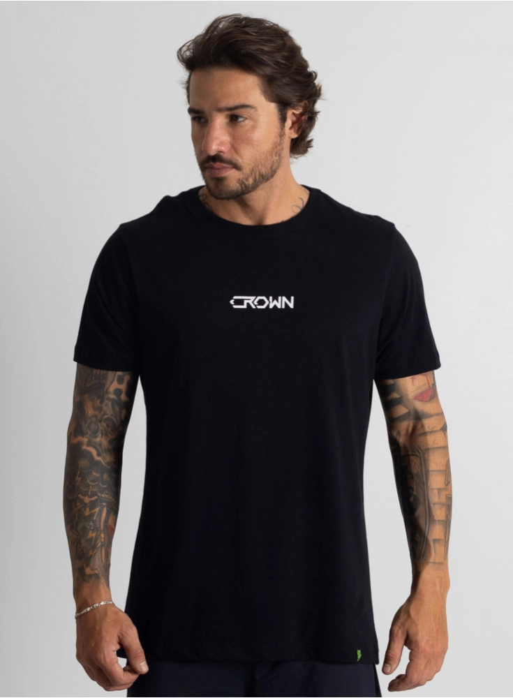 Camiseta Crown Training HardLine Preta (G)