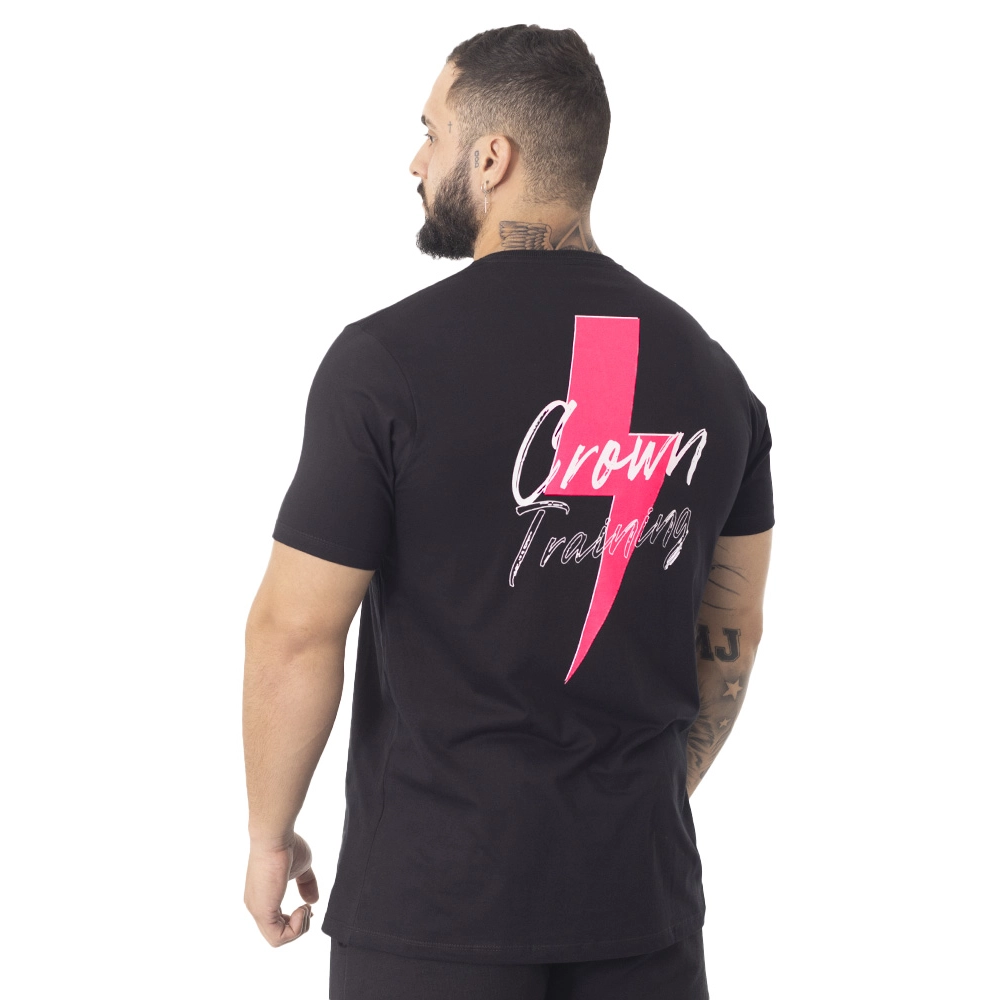 Camiseta Crown Training Raio Preto (P)