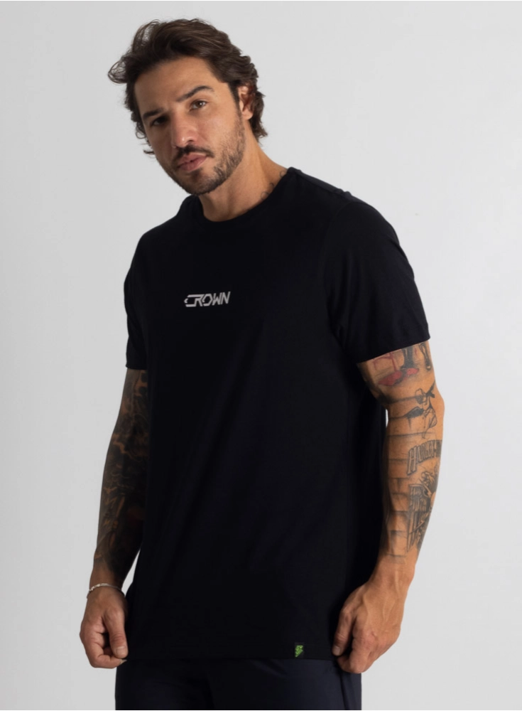 Camiseta Crown Training HardLine Preta (G)